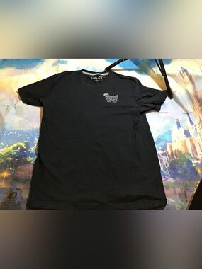 GOAT USA black/purple men t-shirt size small